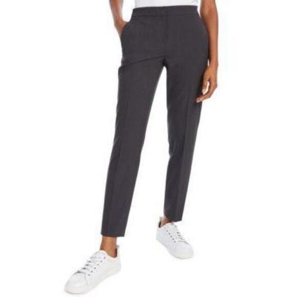 Bar III Straight-Leg Pants Granite Gray 14 - Picture 1 of 1